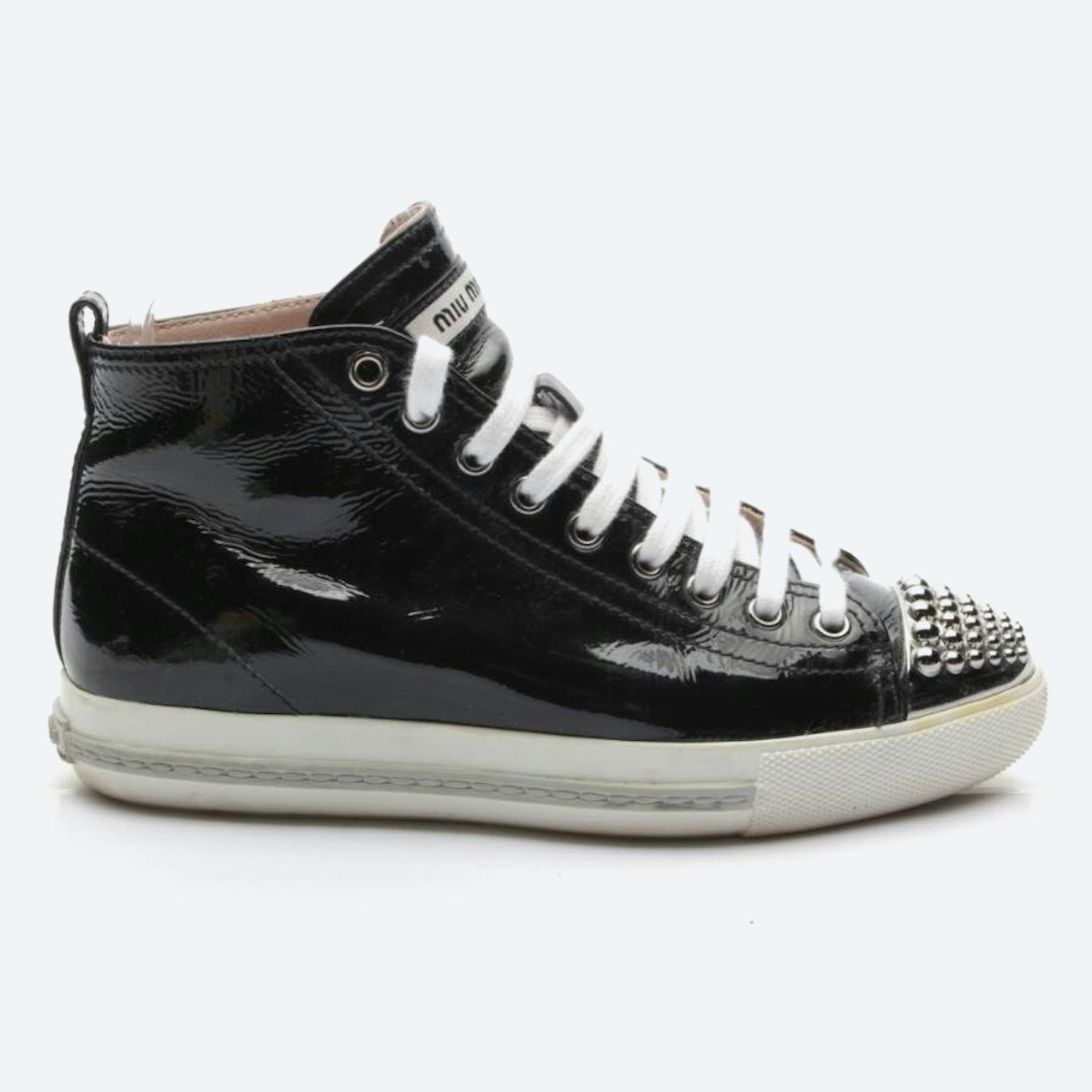 Image 1 of High-Top Sneakers EUR 36.5 Black in color Black | Vite EnVogue
