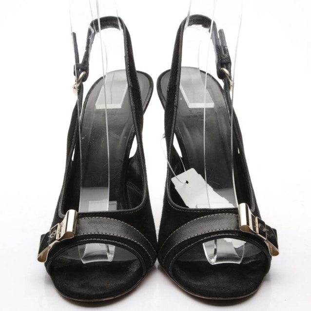 Heeled Sandals EUR38 Black | Vite EnVogue