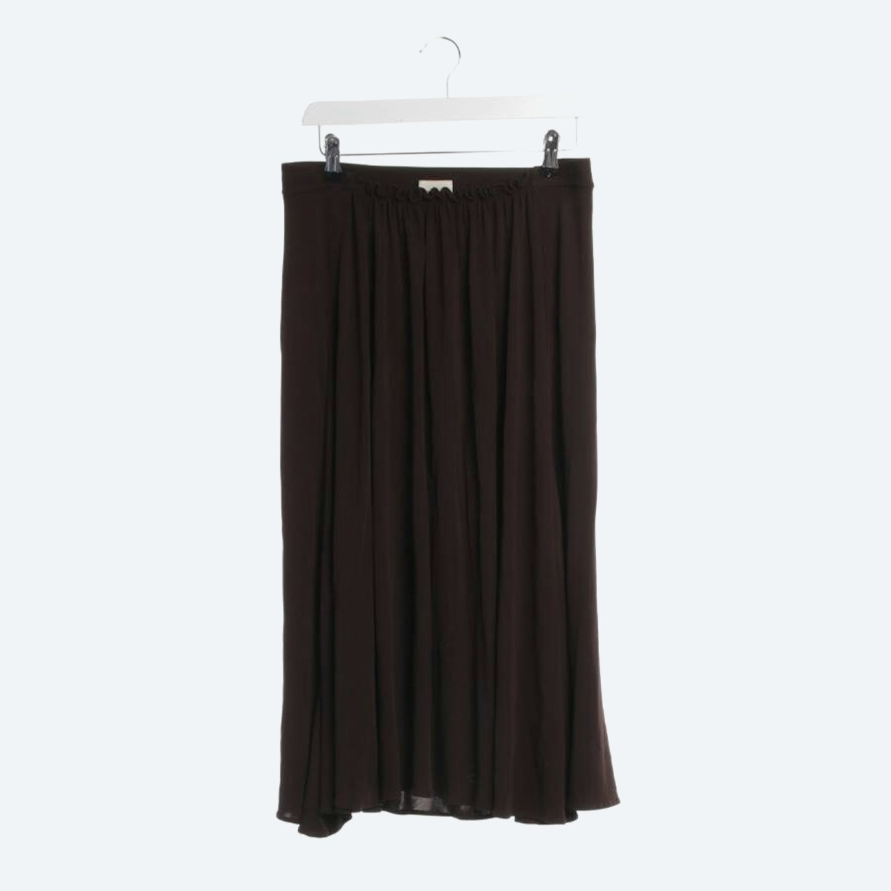 Image 1 of Skirt M Dark Brown in color Brown | Vite EnVogue