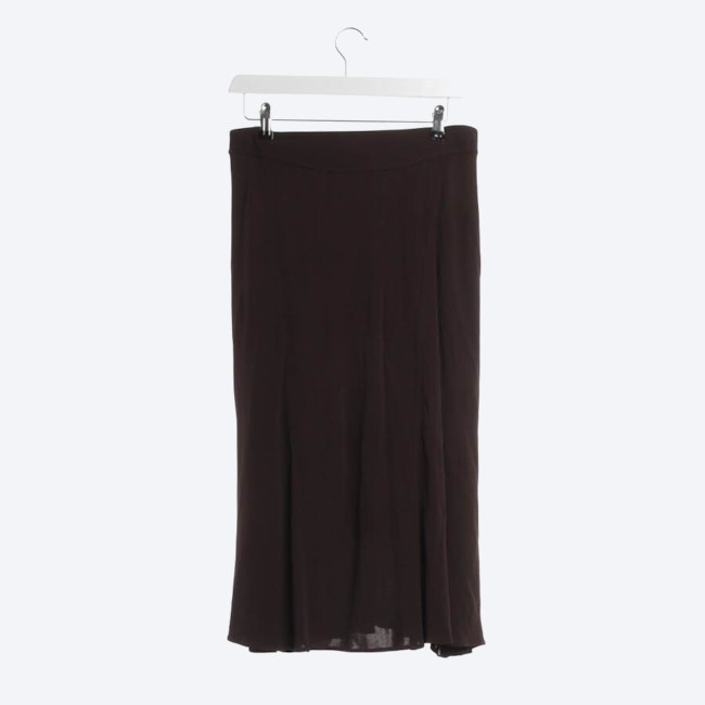 Image 2 of Skirt M Dark Brown in color Brown | Vite EnVogue