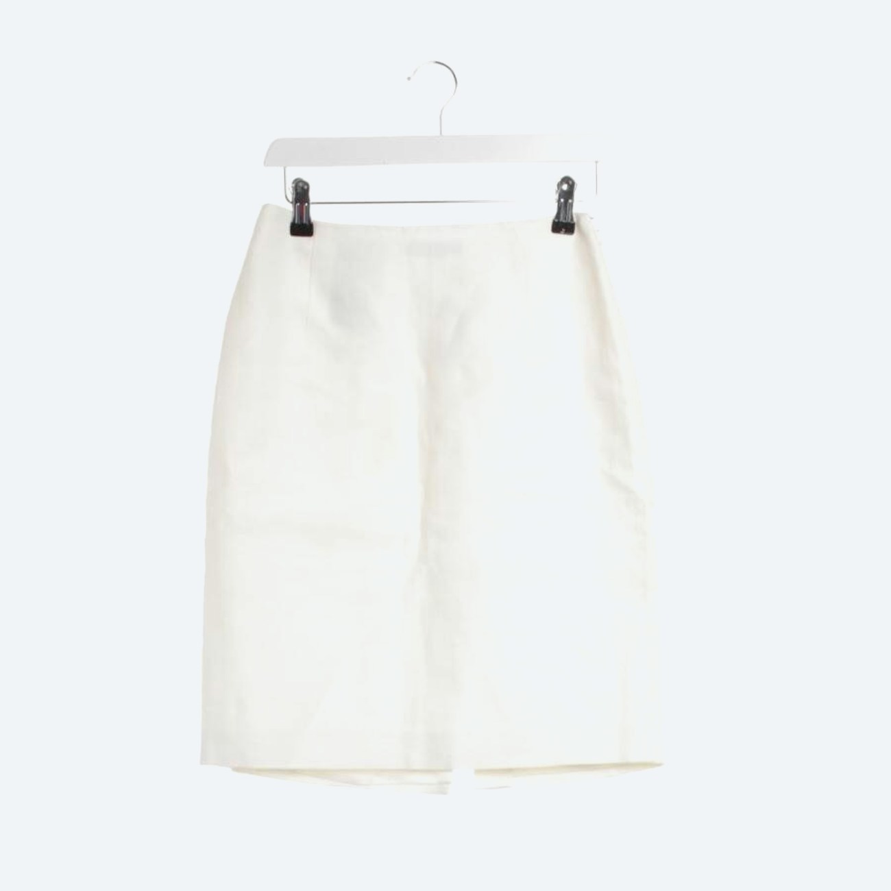 Image 1 of Linen Skirt 32 Cream in color White | Vite EnVogue