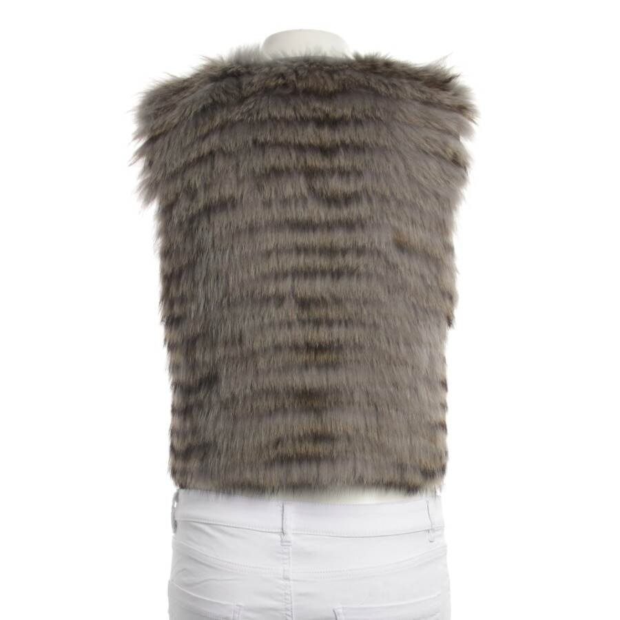 Image 2 of Fur Vest 36 Light Gray in color Gray | Vite EnVogue