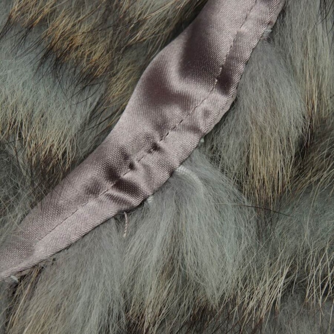 Image 4 of Fur Vest 36 Light Gray in color Gray | Vite EnVogue