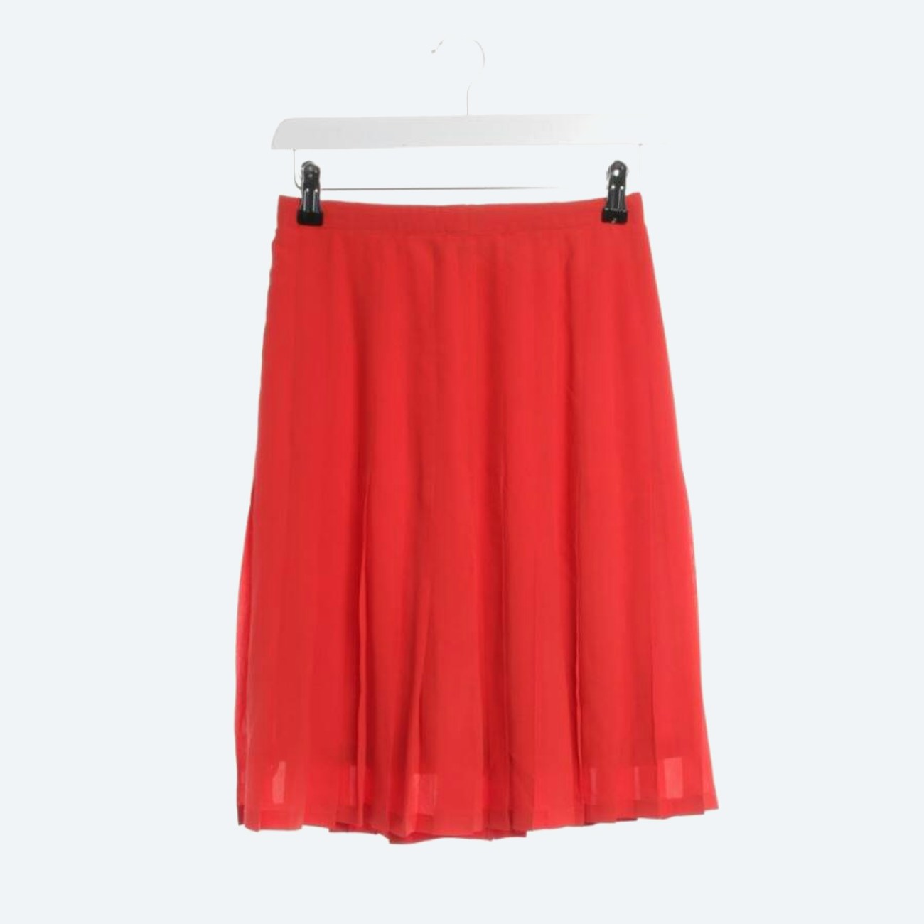 Image 1 of Silk Skirt 38 Red in color Red | Vite EnVogue