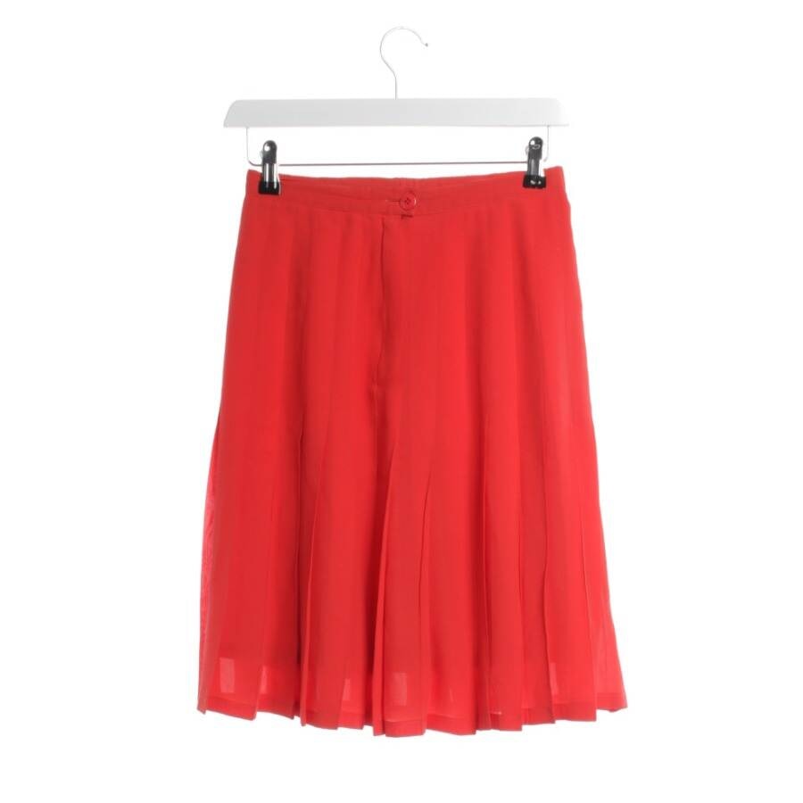 Image 2 of Silk Skirt 38 Red in color Red | Vite EnVogue