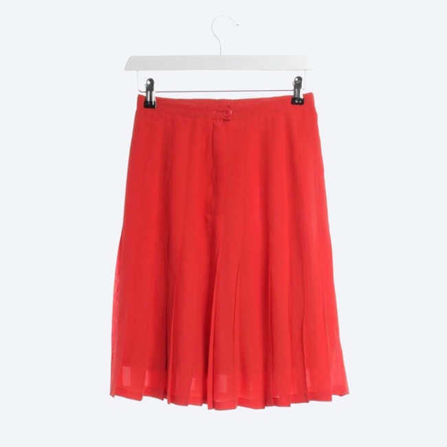 Image 2 of Silk Skirt 38 Red in color Red | Vite EnVogue