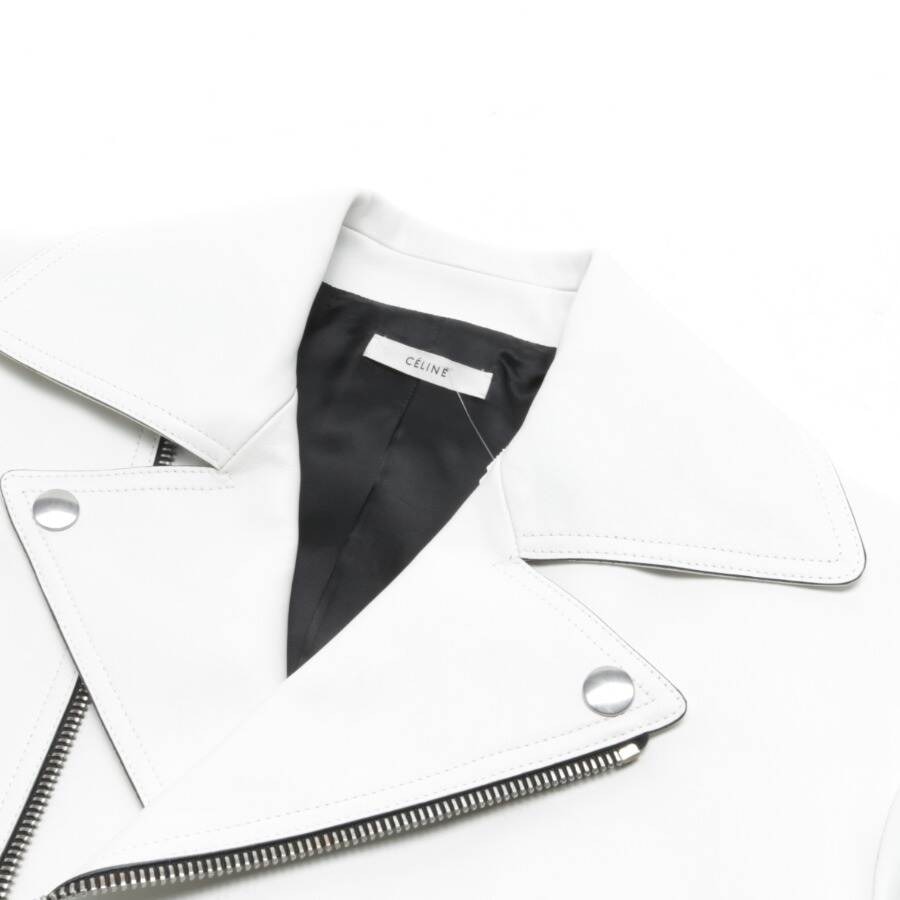 Image 3 of LeatherJacket 40 White in color White | Vite EnVogue