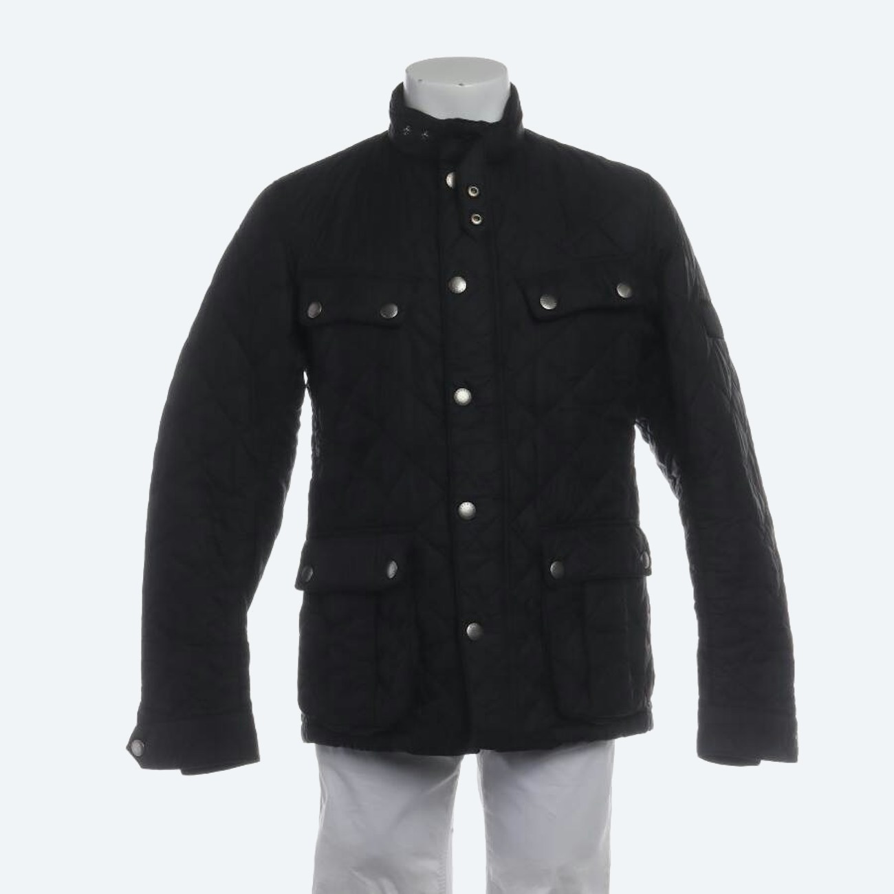 Image 1 of Quilted Jacket M Black in color Black | Vite EnVogue