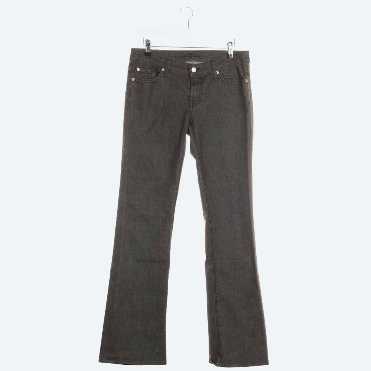 Image 1 of Jeans Bootcut W29 Dark Brown in color Brown | Vite EnVogue