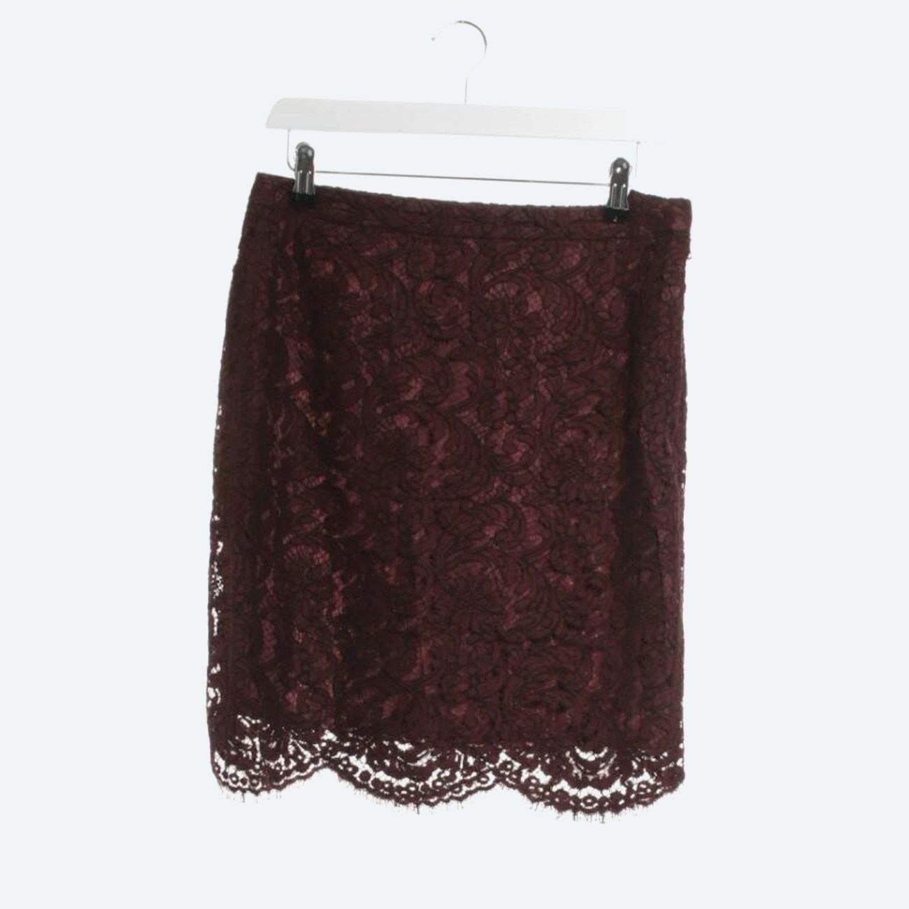 Image 1 of Skirt 40 Bordeaux in color Red | Vite EnVogue