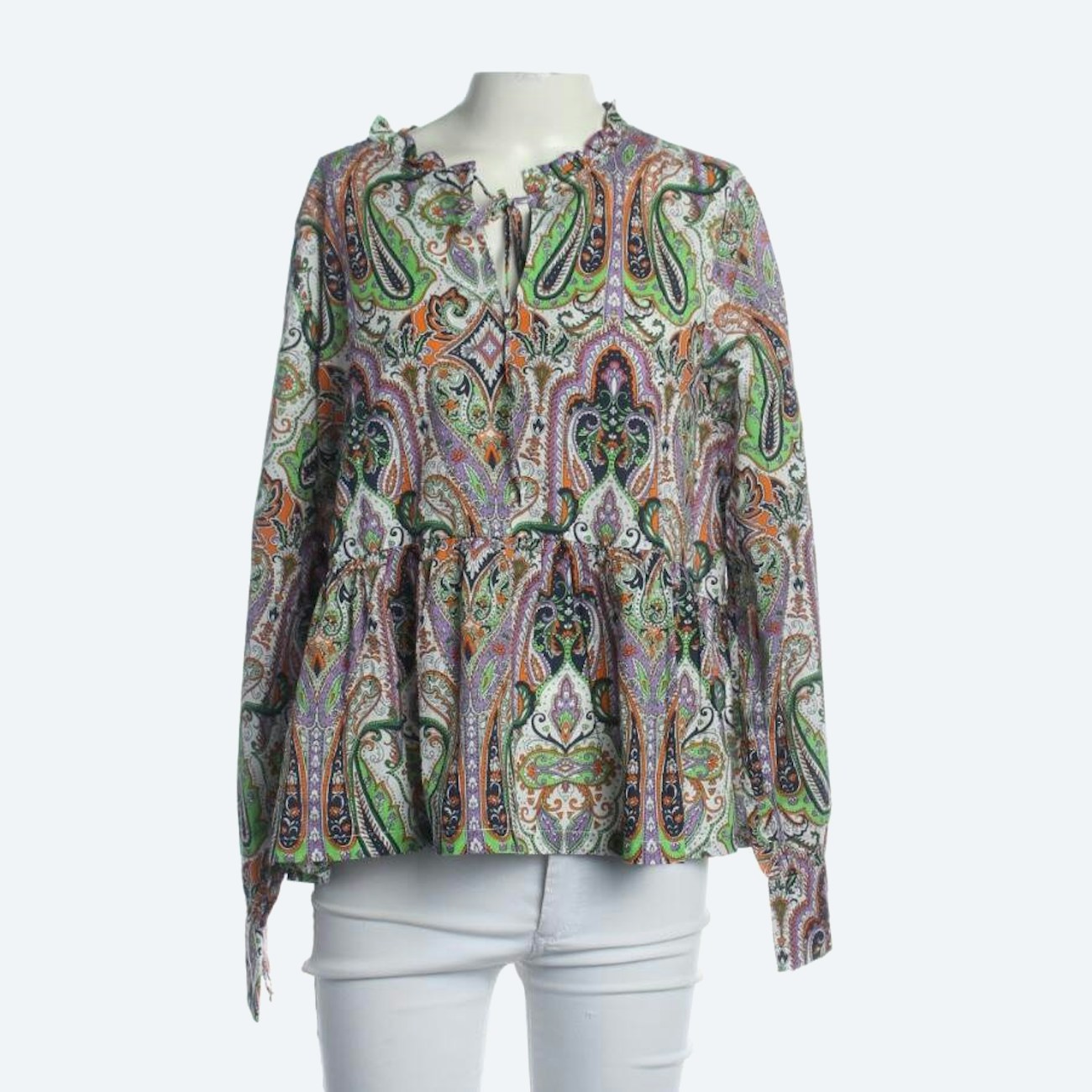 Image 1 of Shirt Blouse XL Multicolored in color Multicolored | Vite EnVogue