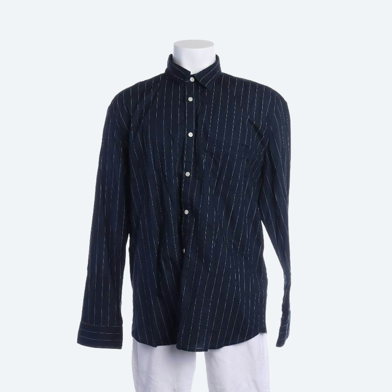 Image 1 of Casual Shirt 3XL Navy in color Blue | Vite EnVogue