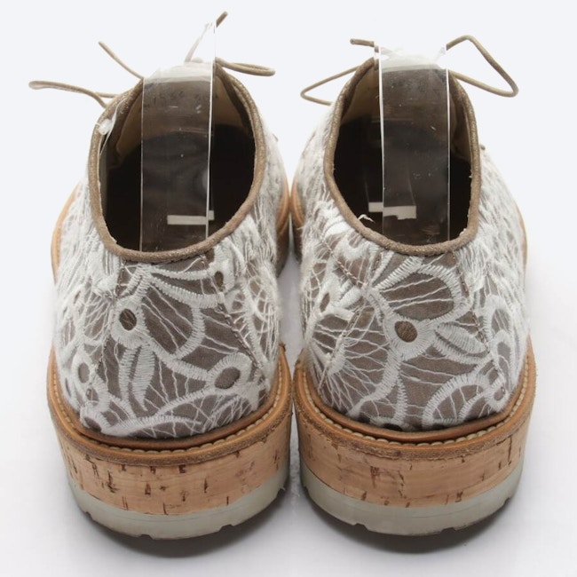 Image 3 of Lace-Up Shoes EUR 40.5 Beige in color White | Vite EnVogue