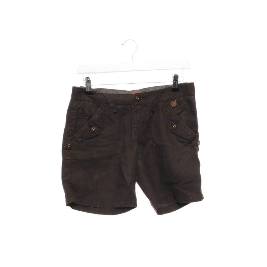 Image 1 of Linen Shorts 34 Brown in color Brown | Vite EnVogue