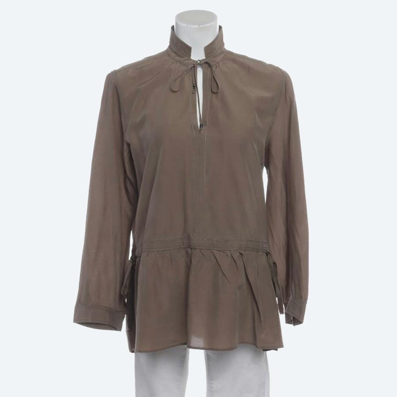 Image 1 of Shirt Blouse 40 Brown in color Brown | Vite EnVogue