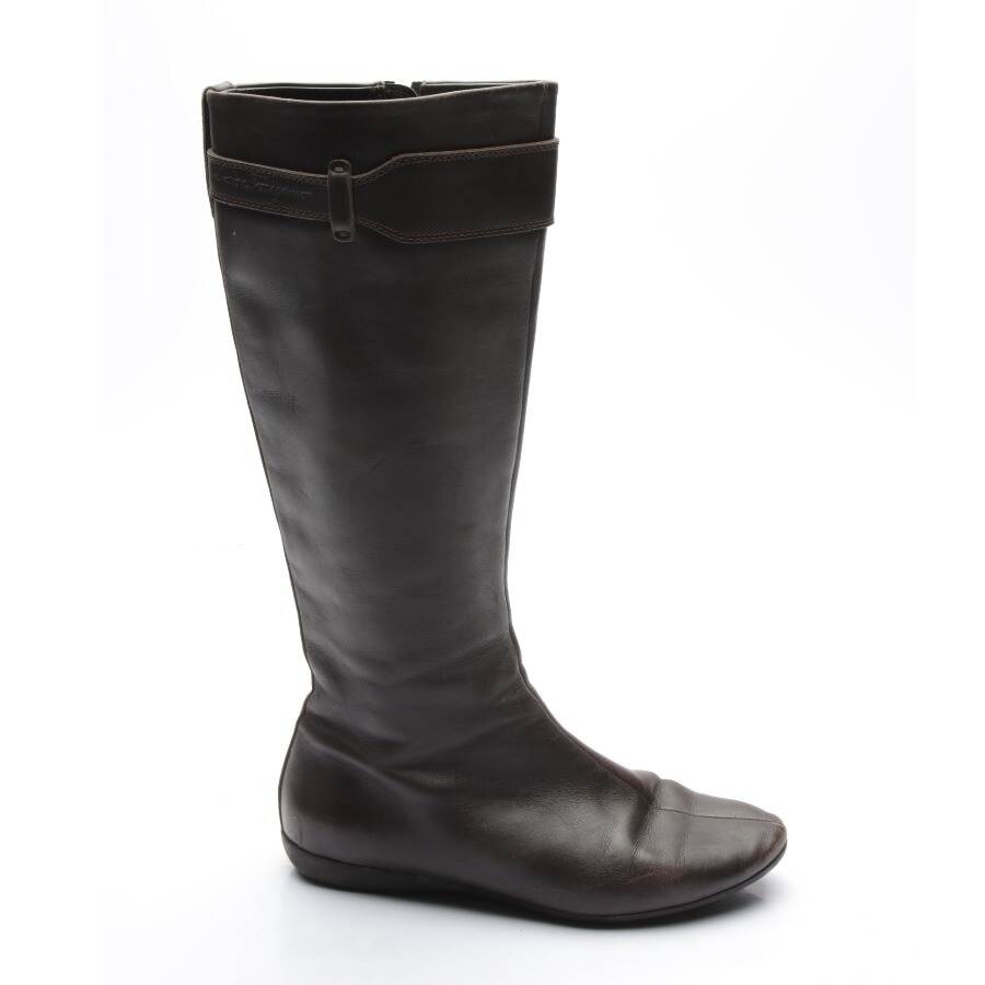 Image 1 of Boots EUR 38.5 Dark Brown in color Brown | Vite EnVogue