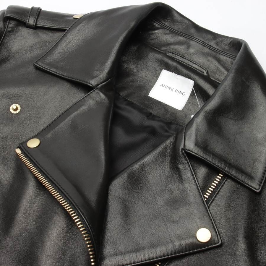 Image 3 of LeatherJacket XS Black in color Black | Vite EnVogue