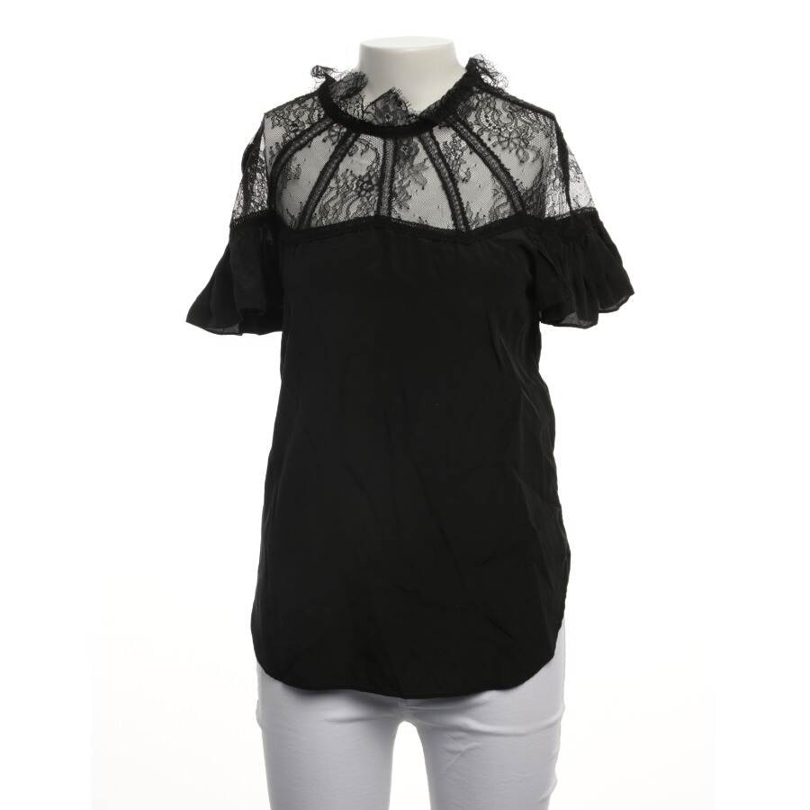 Image 1 of Silk Shirt 34 Black in color Black | Vite EnVogue