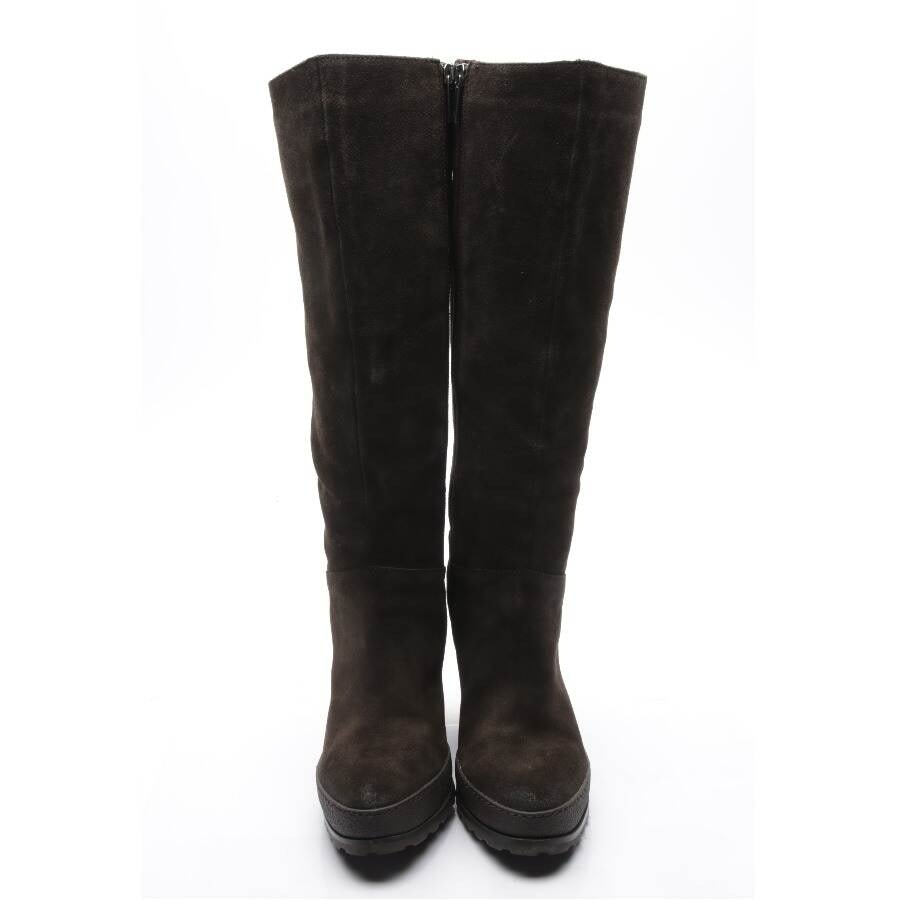 Image 2 of Boots EUR 41.5 Dark Brown in color Brown | Vite EnVogue