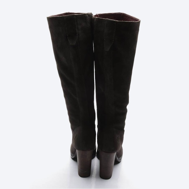 Image 3 of Boots EUR 41.5 Dark Brown in color Brown | Vite EnVogue