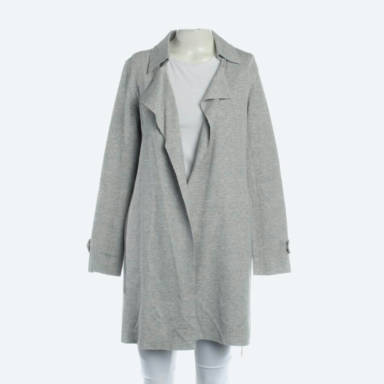 Image 1 of Summer Coat 34 Light Gray in color Gray | Vite EnVogue