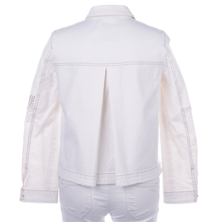 Image 2 of Jeans Jacket 36 Cream in color White | Vite EnVogue