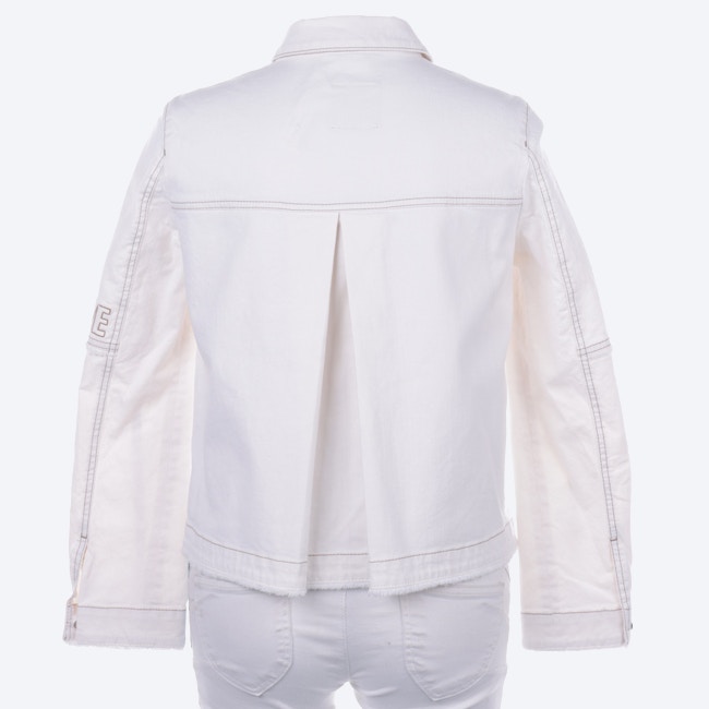 Image 2 of Jeans Jacket 36 Cream in color White | Vite EnVogue