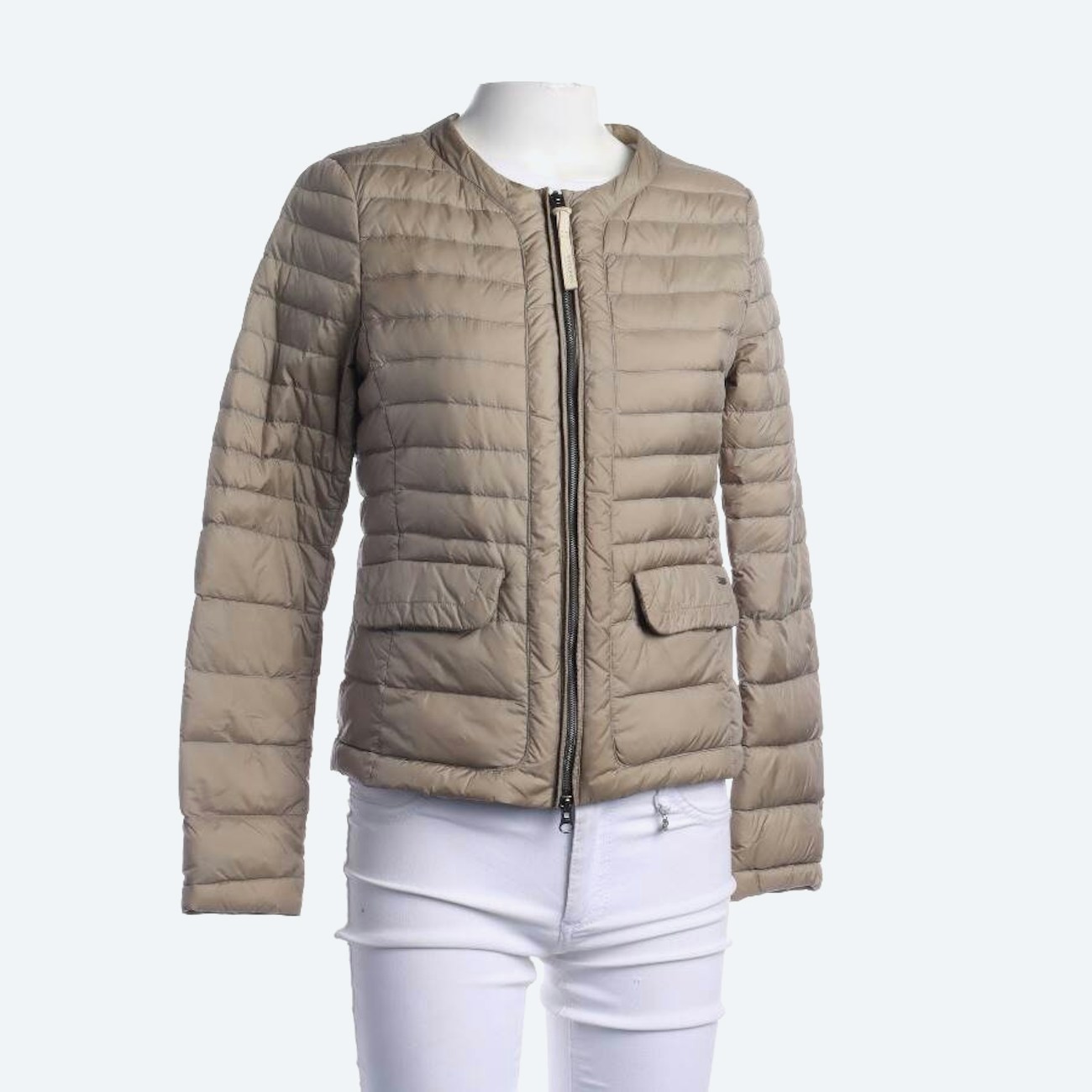 Image 1 of Quilted Jacket S Beige in color White | Vite EnVogue