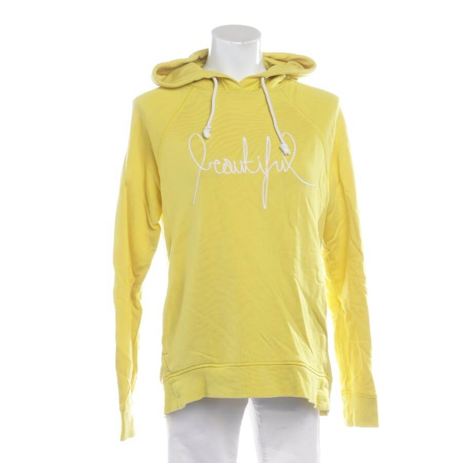 Image 1 of Hooded Sweatshirt M Yellow in color Yellow | Vite EnVogue