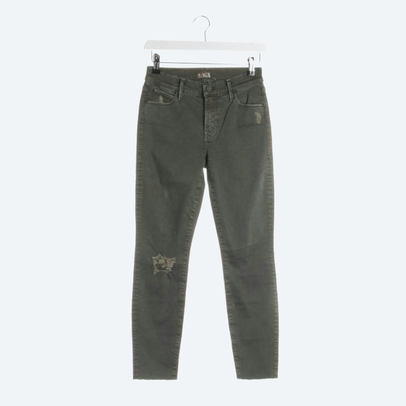 Bild 1 von Jeans Skinny W24 Dunkelgrün in Farbe Grün | Vite EnVogue