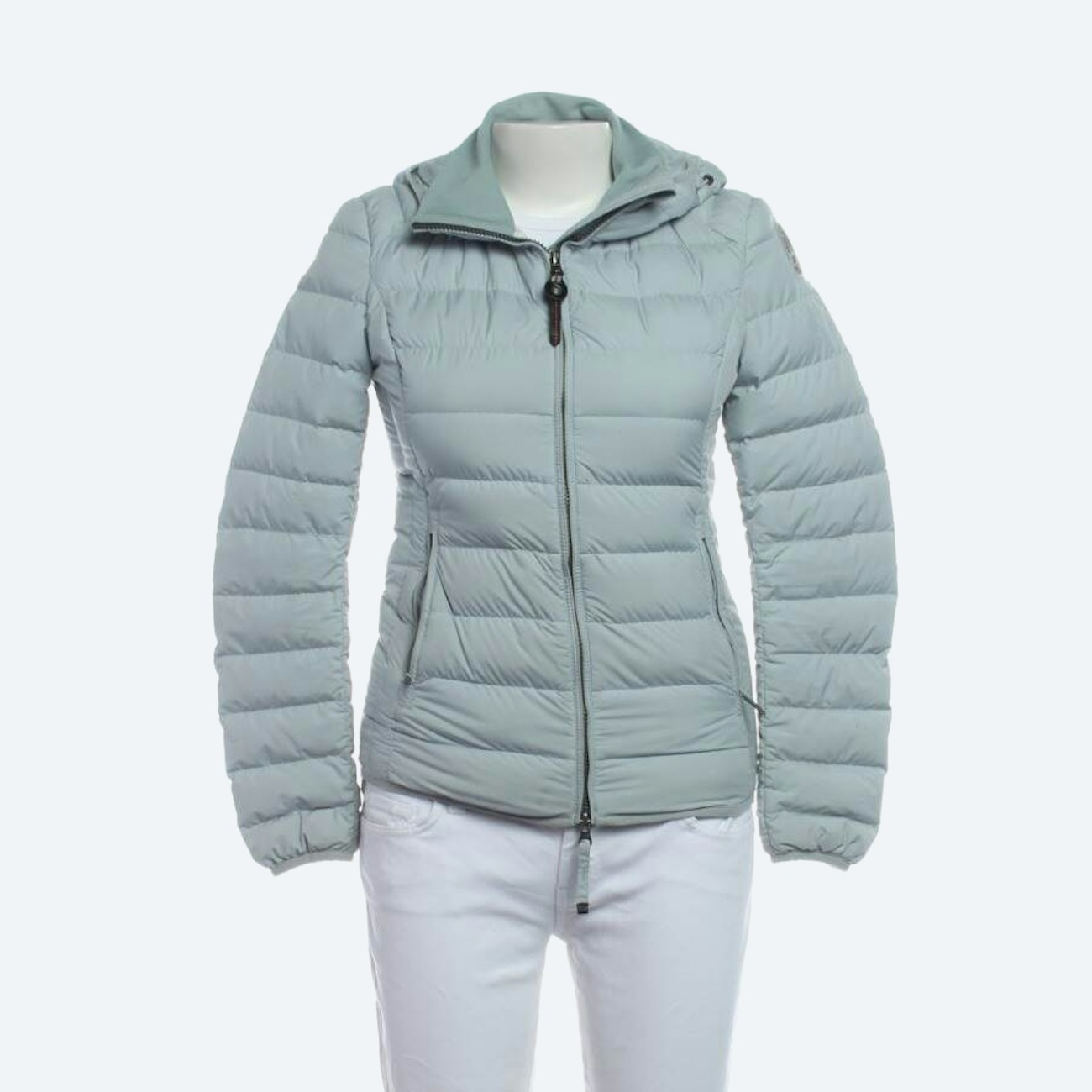 Image 1 of Quilted Jacket XS Light Blue in color Blue | Vite EnVogue