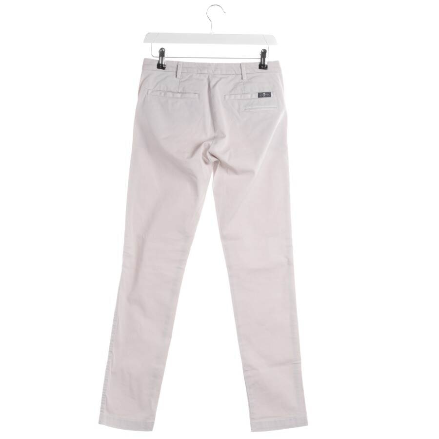 Image 2 of Trousers W26 Cream in color White | Vite EnVogue