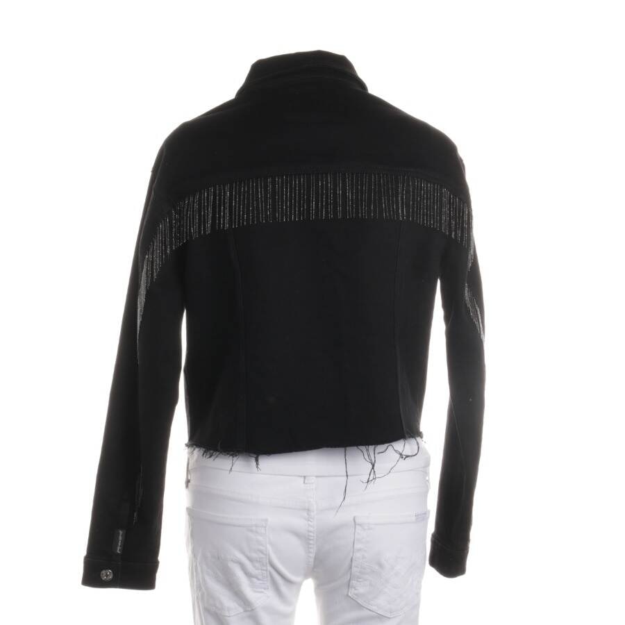 Image 2 of Jeans Jacket M Black in color Black | Vite EnVogue