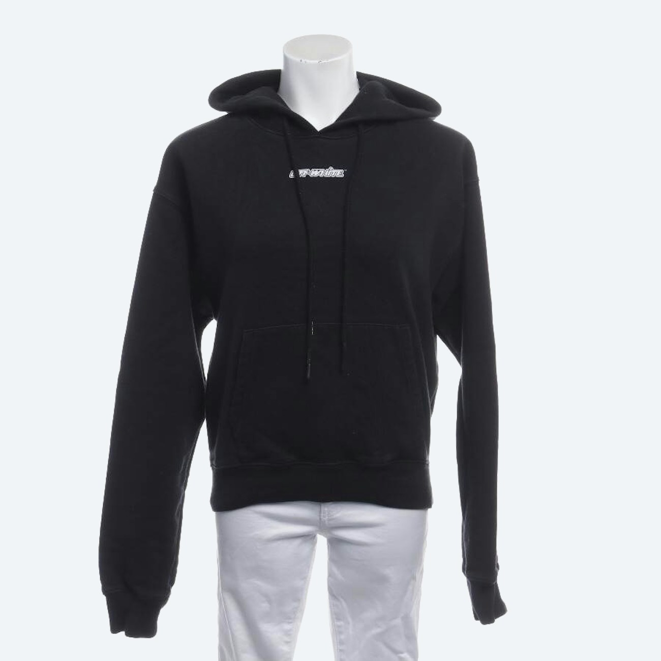 Image 1 of Hooded Sweatshirt 2XS Black in color Black | Vite EnVogue