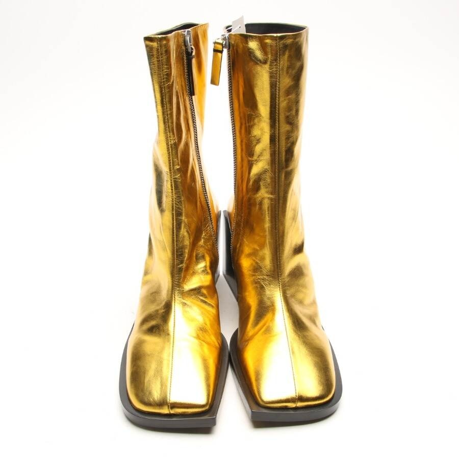 Image 2 of Ankle Boots EUR 40 Gold in color Metallic | Vite EnVogue