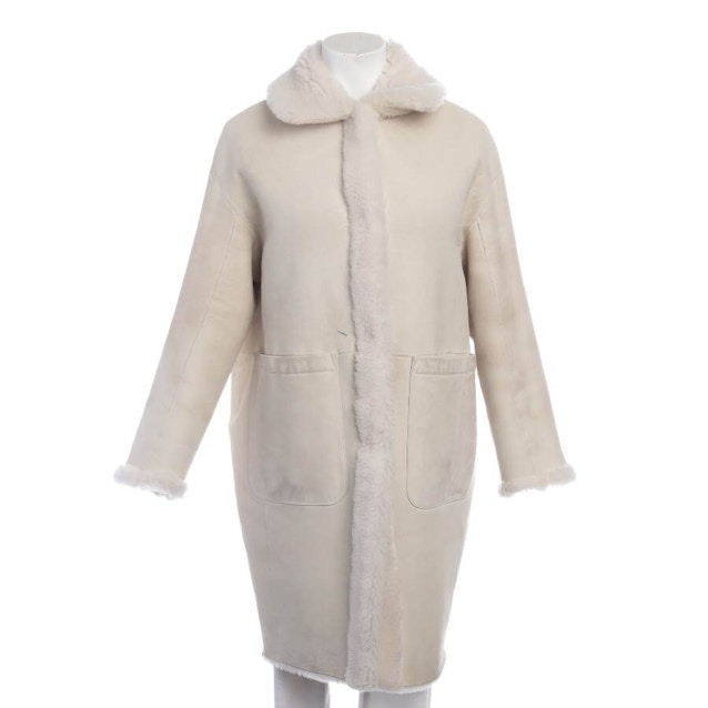 Image 1 of Leather Coat L White | Vite EnVogue