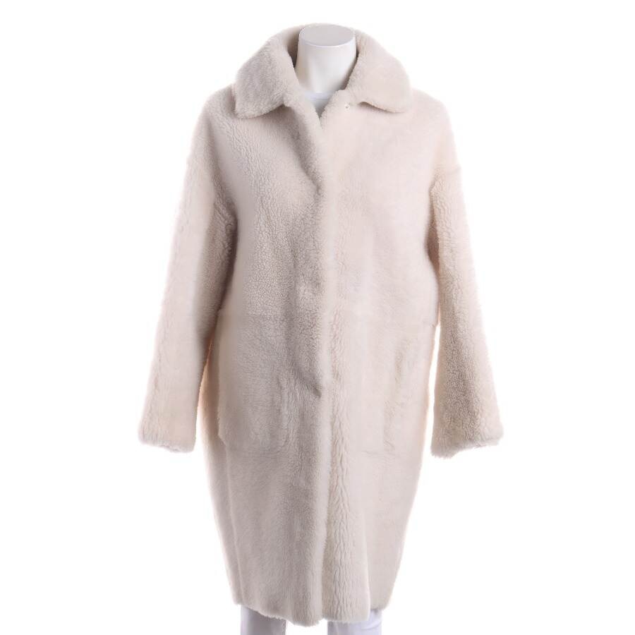 Image 3 of Leather Coat L White in color White | Vite EnVogue