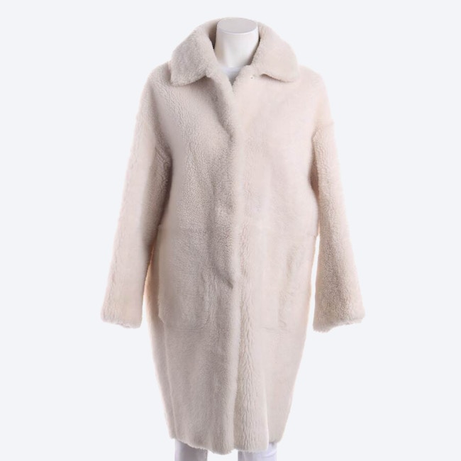Image 3 of Leather Coat L White in color White | Vite EnVogue