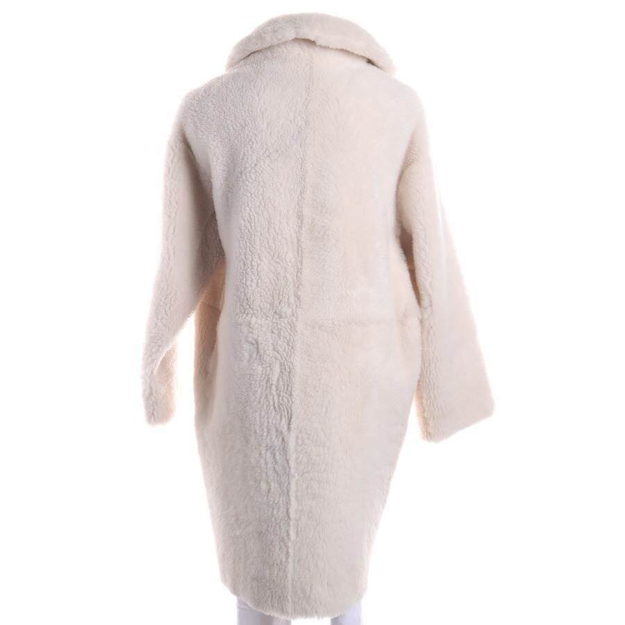 Image 4 of Leather Coat L White in color White | Vite EnVogue