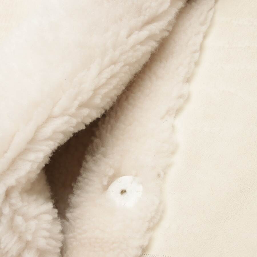 Image 6 of Leather Coat L White in color White | Vite EnVogue
