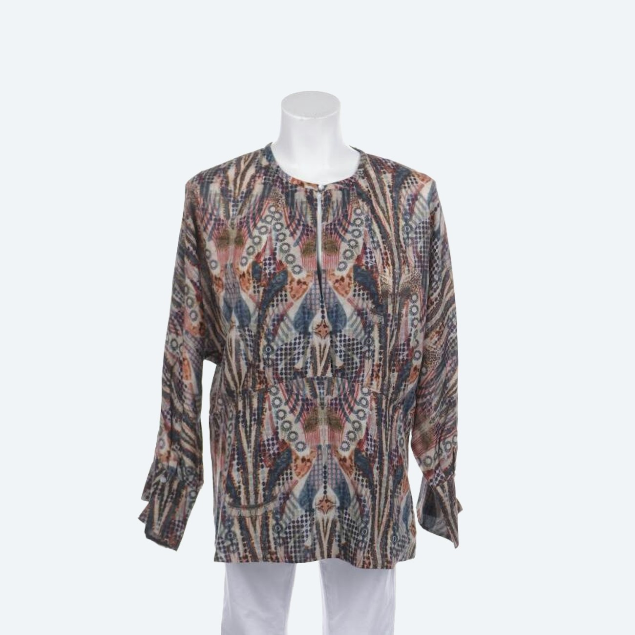 Image 1 of Shirt Blouse 32 Multicolored in color Multicolored | Vite EnVogue