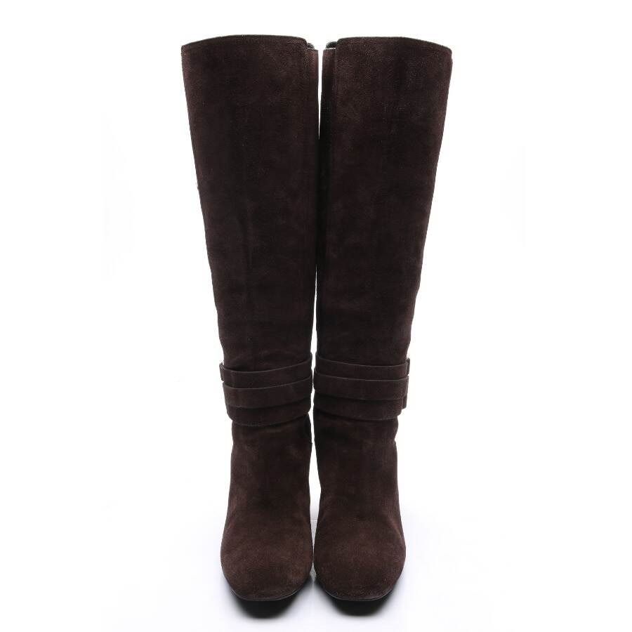 Image 2 of Boots EUR 41 Dark Brown in color Brown | Vite EnVogue