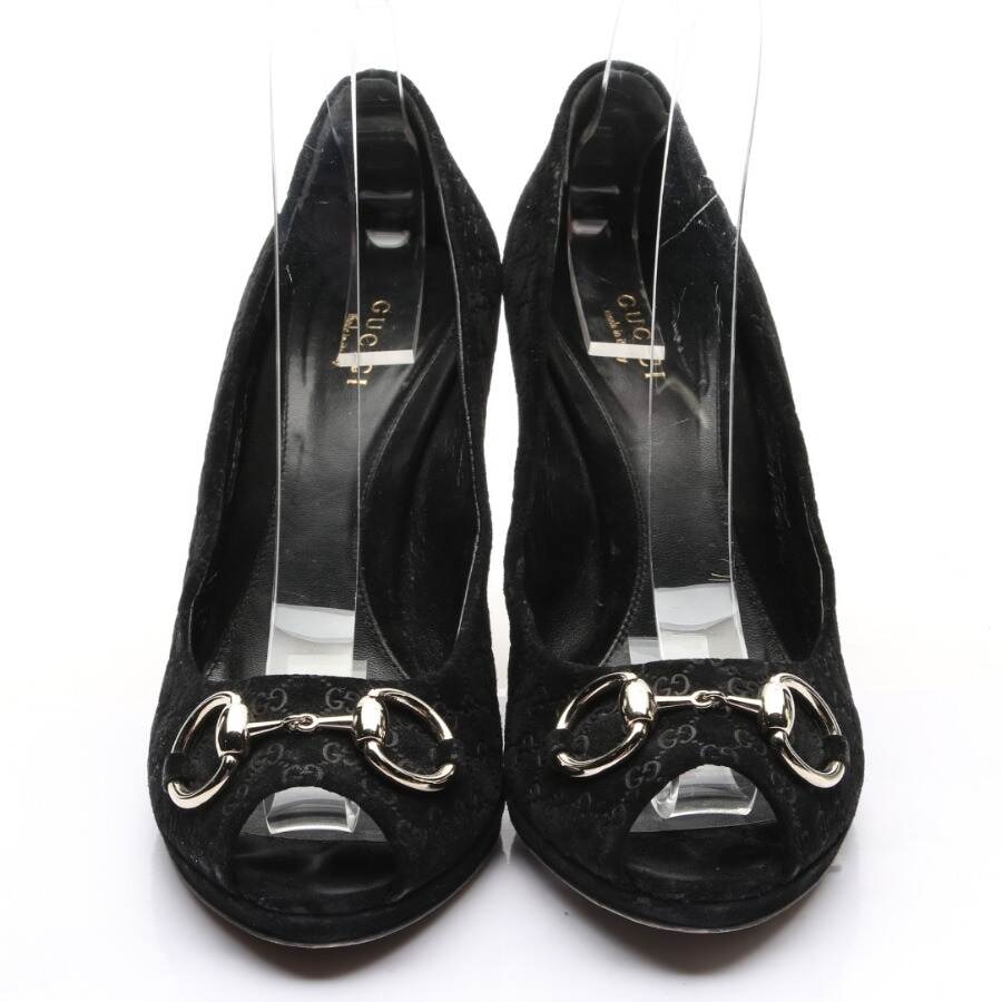 Image 2 of Peep Toes EUR 39 Black in color Black | Vite EnVogue