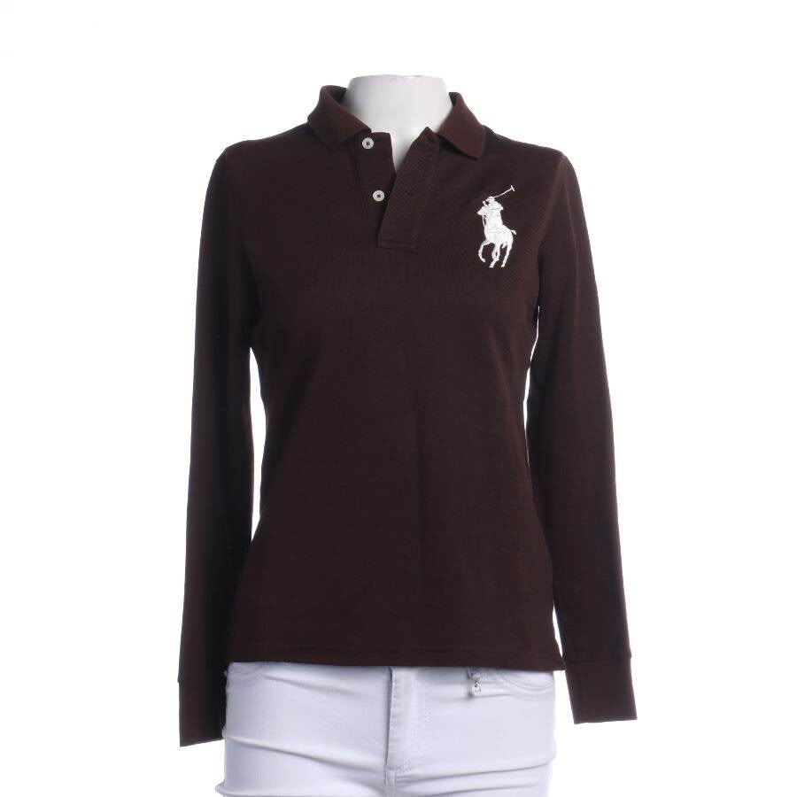 Image 1 of Polo Shirt XS Dark Brown in color Brown | Vite EnVogue