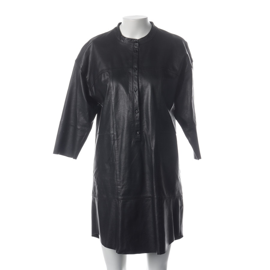 Image 1 of Leather Dress 32 Black in color Black | Vite EnVogue
