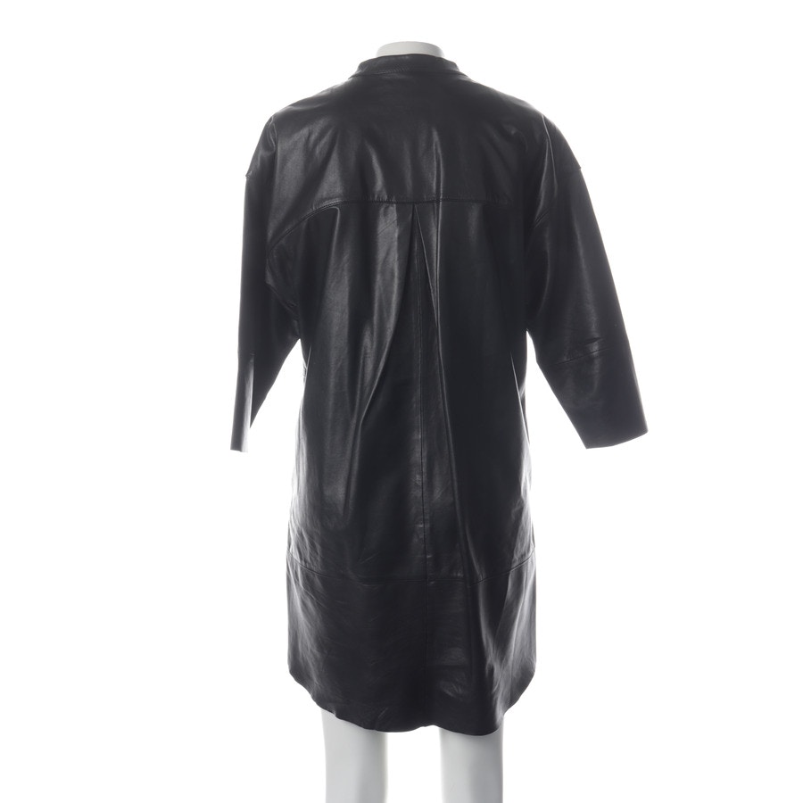 Image 2 of Leather Dress 32 Black in color Black | Vite EnVogue