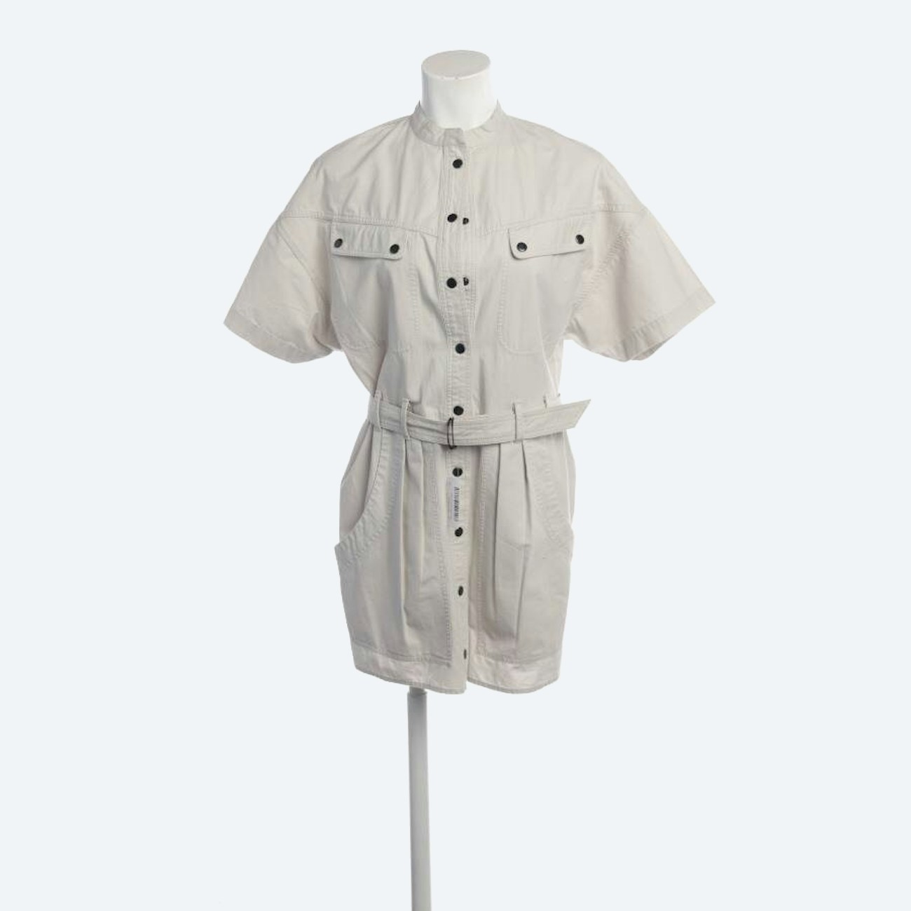 Image 1 of Shirt Dress 36 Beige in color White | Vite EnVogue
