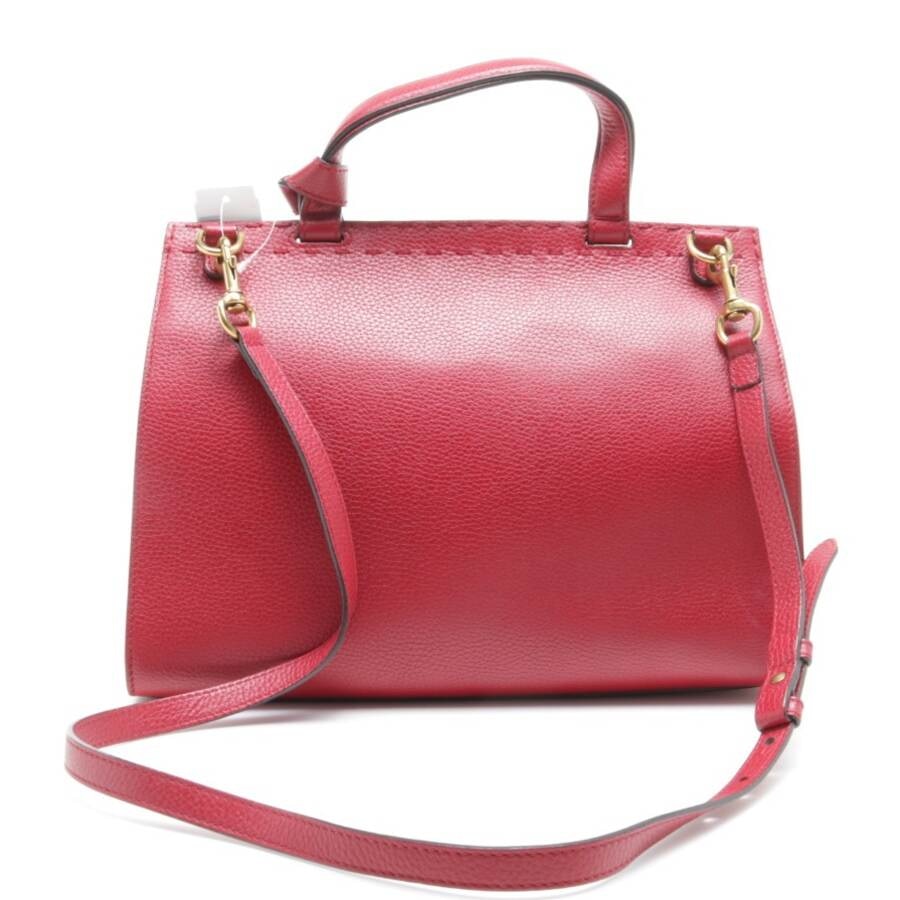 Image 2 of GG Marmont Small Top Handle Bag Handbag Red in color Red | Vite EnVogue