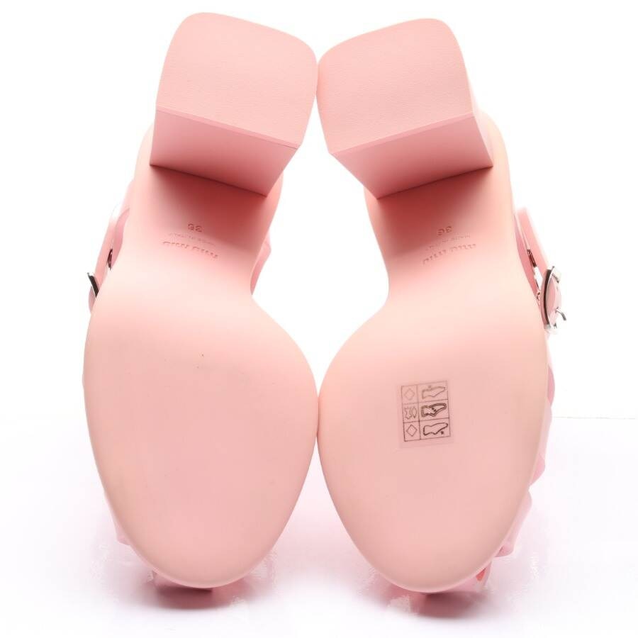 Image 4 of Heeled Sandals EUR 36 Pink in color Pink | Vite EnVogue