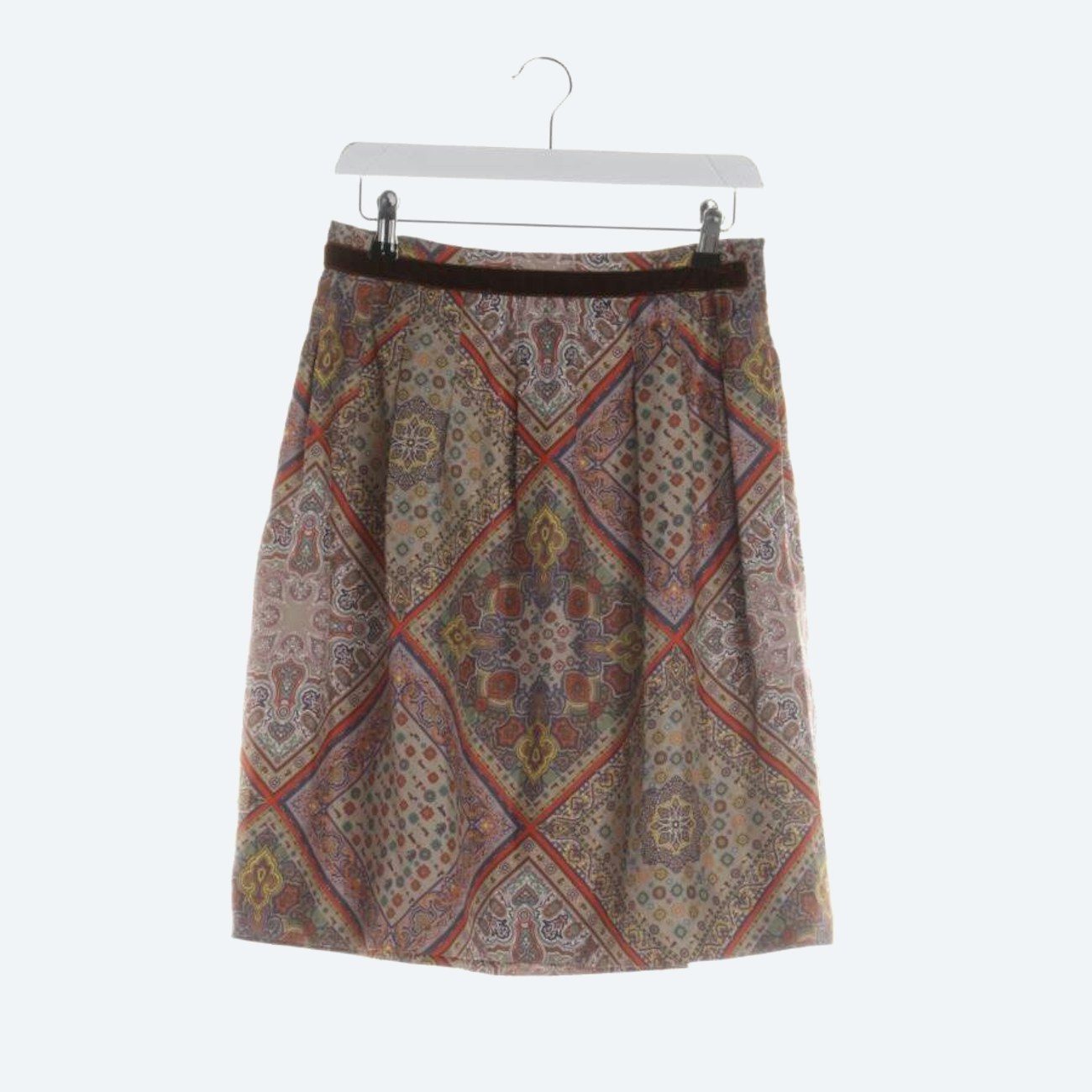 Image 1 of Silk Skirt 32 Multicolored in color Multicolored | Vite EnVogue